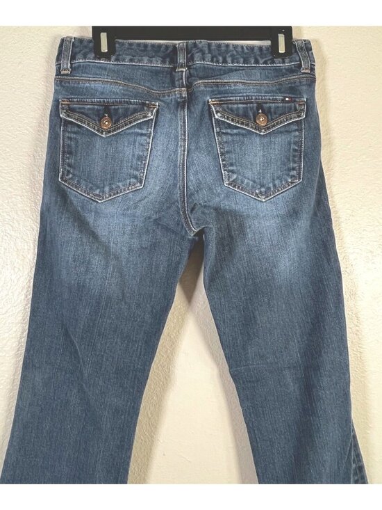 Tommy Hilfiger Denim - Tommy Hilfiger Womens Jeans 30x28 Size 6 Blue Low Rise Boot Medium Wash Denim